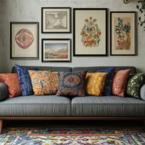 Elegant Floral Bliss Living Room