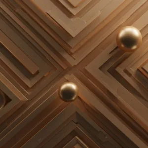 Golden Geometric Wardrobe