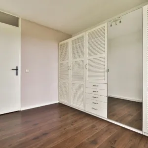 Rattan and Wood Wardrobe Design