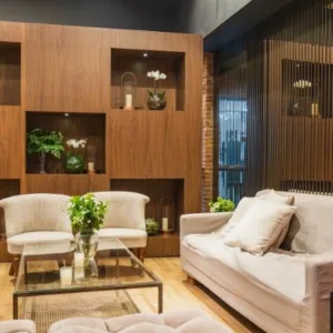 Wood & Green Serenity Living Room