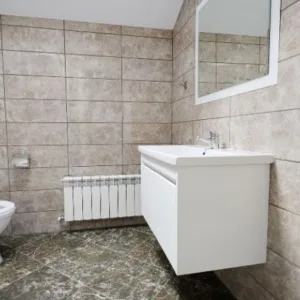 Classic Gold Accented Washroom