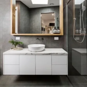 Compact Oak Serenity Bathroom